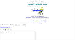 Desktop Screenshot of outreachindia.com